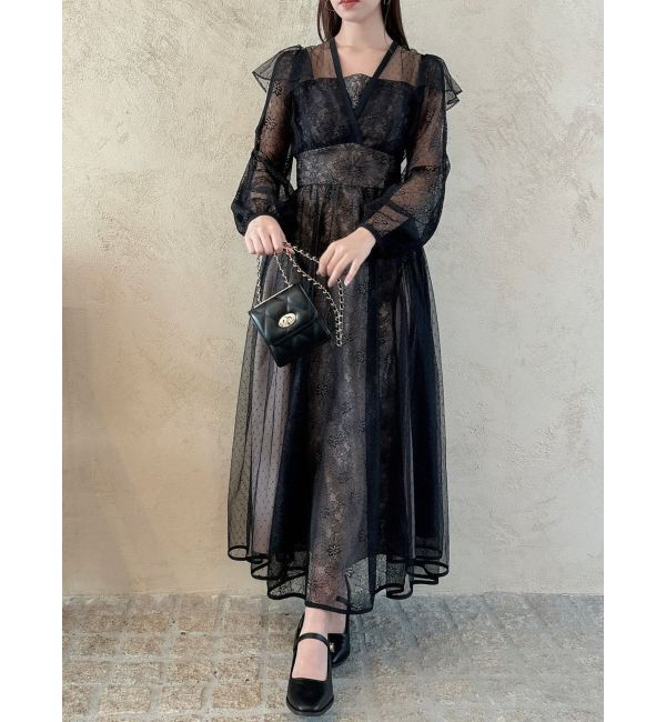 dazzlin「MIXレースドレス」|ドレス|