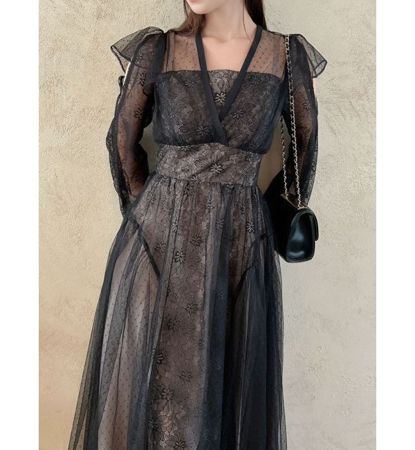 dazzlin「MIXレースドレス」|ドレス|