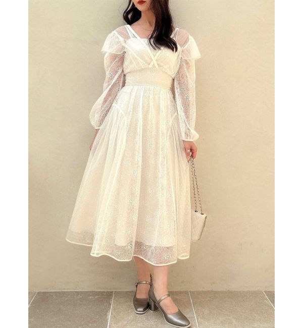 dazzlin「MIXレースドレス」|ドレス|