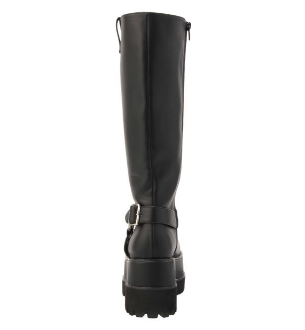 dazzlin「バイカーリングブーツ」|ロングブーツ|