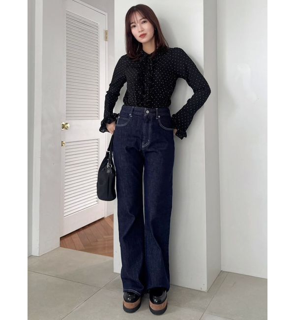 dazzlin「シュリンクフラワーショートシャツ」|シャツ・ブラウス|