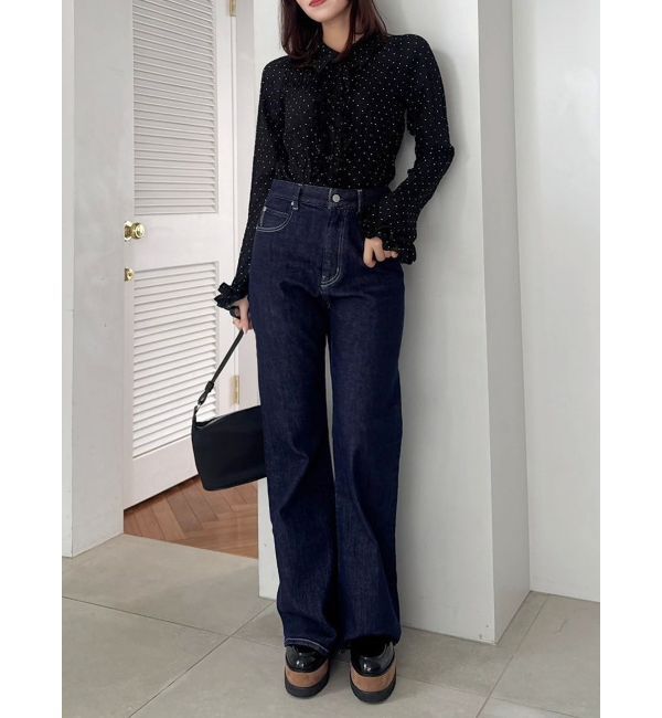 dazzlin「シュリンクフラワーショートシャツ」|シャツ・ブラウス|