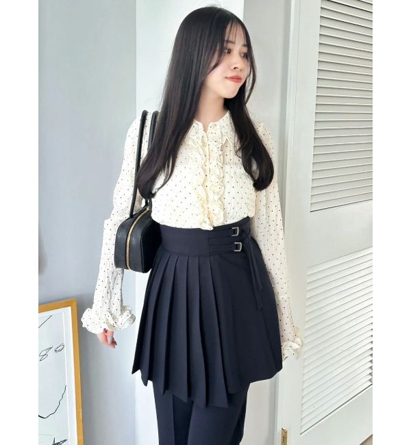 dazzlin「シュリンクフラワーショートシャツ」|シャツ・ブラウス|