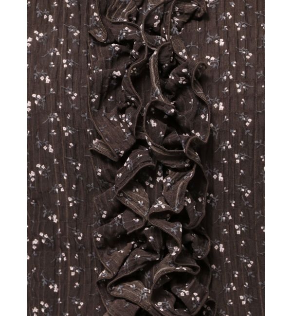 dazzlin「シュリンクフラワーショートシャツ」|シャツ・ブラウス|