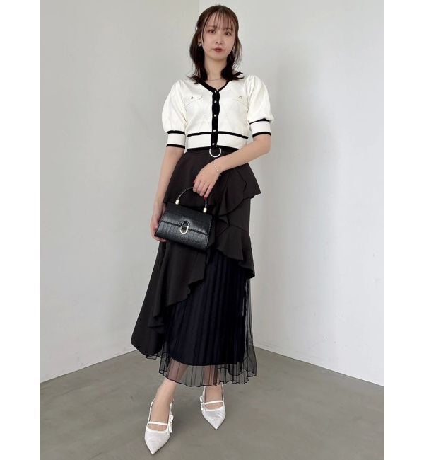 dazzlin「アシメプリーツマーメイドスカート」|スカート|