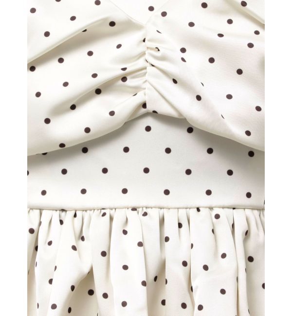 dazzlin「ペプラムギャザーバルーンブラウス」|シャツ・ブラウス|