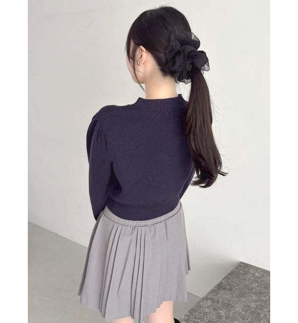 dazzlin「【POLO BCSコラボ】レーススカーフベア刺繍ニットトップス」|ニット・セーター|