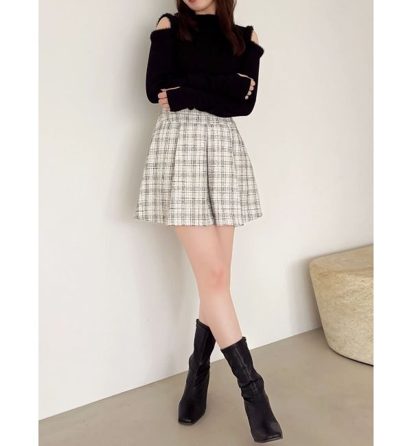 dazzlin「【20周年記念復刻！】オープンエコファースリーブニットトップス」|ニット・セーター|