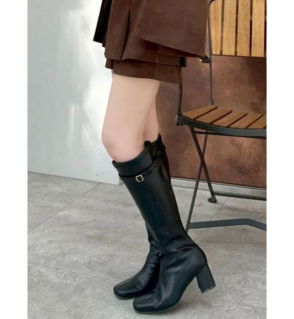 dazzlin「ロングフィットブーツ」|ロングブーツ|