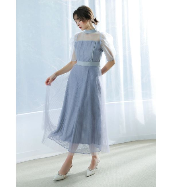 dazzlin「【藤井サチコラボ】チュールレイヤードレースドレス」|ドレス|