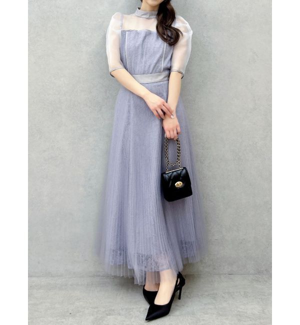 dazzlin「【藤井サチコラボ】チュールレイヤードレースドレス」|ドレス|