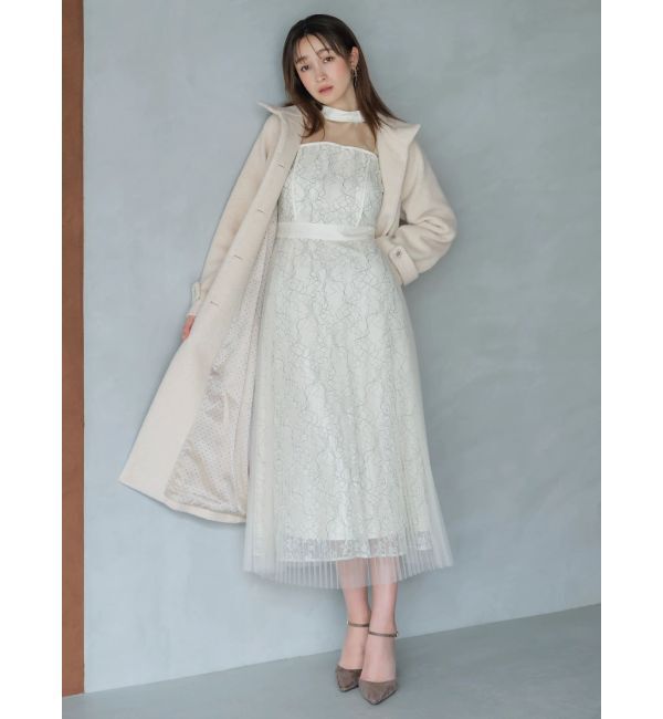 dazzlin「【藤井サチコラボ】チュールレイヤードレースドレス」|ドレス|