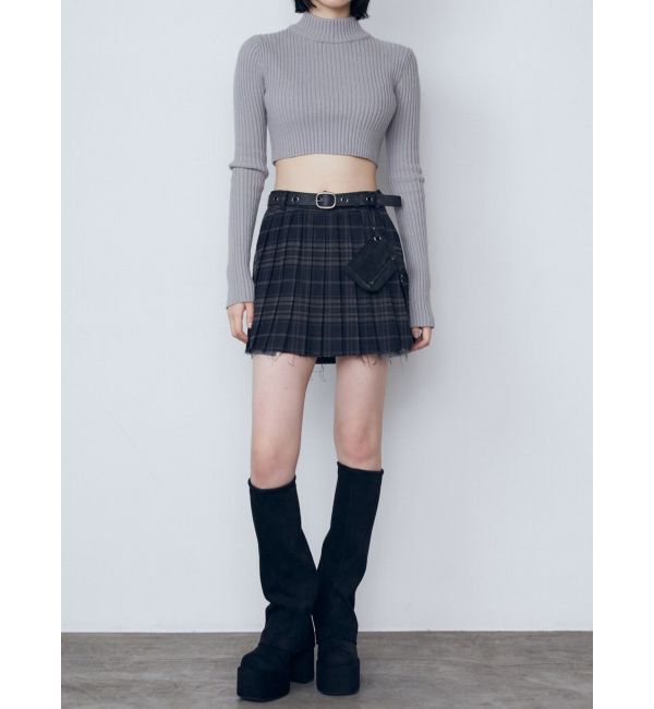 EMODA「ハイネッククロップニット」|ニット・セーター|