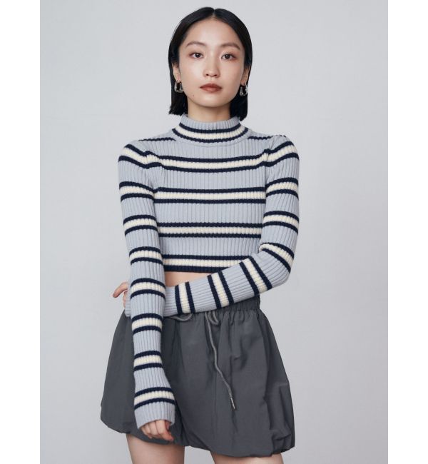 EMODA「ハイネッククロップニット」|ニット・セーター|