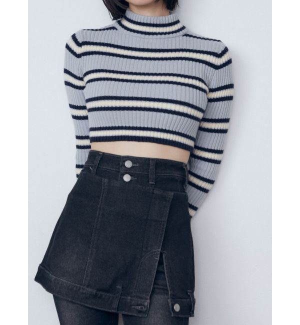 EMODA「ハイネッククロップニット」|ニット・セーター|