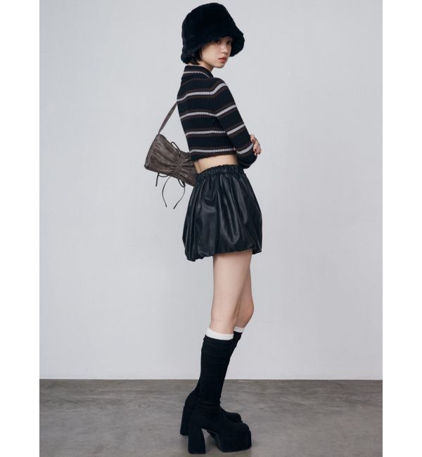 EMODA「ハイネッククロップニット」|ニット・セーター|