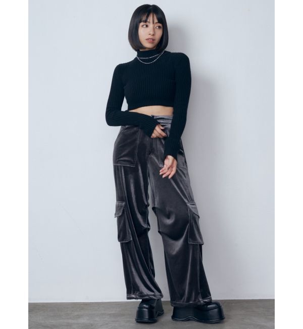 EMODA「ハイネッククロップニット」|ニット・セーター|