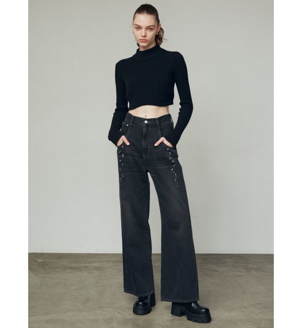 EMODA「ハイネッククロップニット」|ニット・セーター|