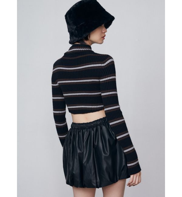 EMODA「ハイネッククロップニット」|ニット・セーター|