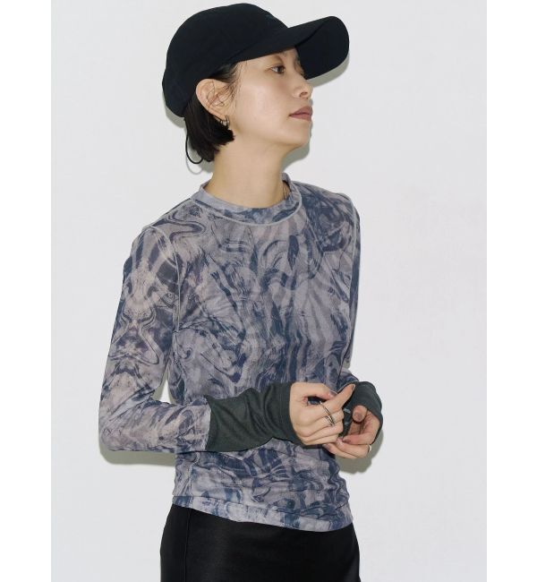 EMODA「【VEQUM】SKIN FIT LONG SLEEVE TOP」|Tシャツ・カットソー|