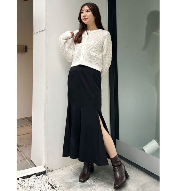 MERCURYDUO「バックレースアップストレッチマーメイドスカート」|スカート|