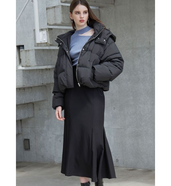 MERCURYDUO「2WAYフード付アライドショートダウン」|ダウン|