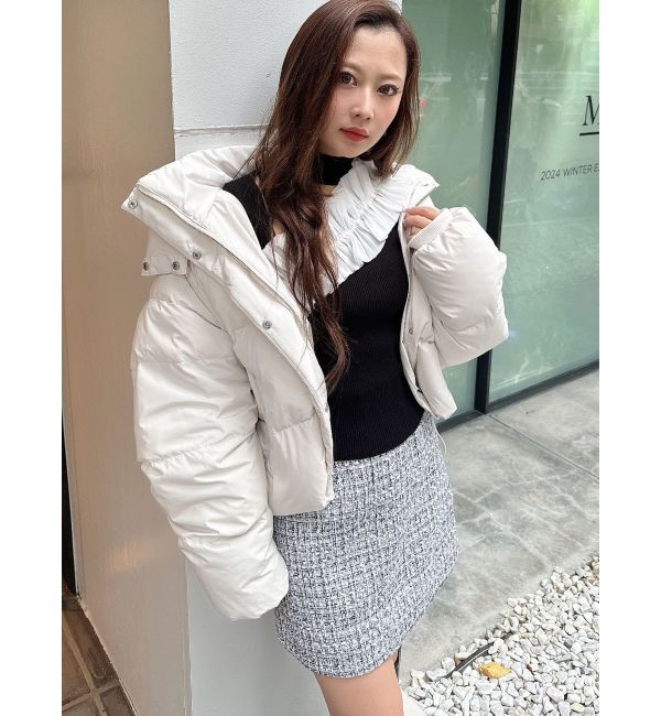 MERCURYDUO「2WAYフード付アライドショートダウン」|ダウン|