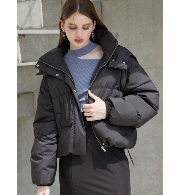 MERCURYDUO「2WAYフード付アライドショートダウン」|ダウン|