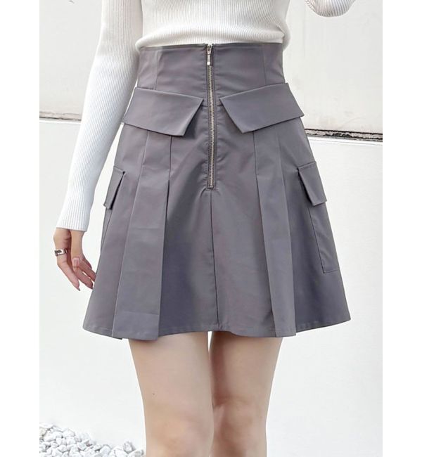 MERCURYDUO「タフタコルセットミニスカパン」|スカート|