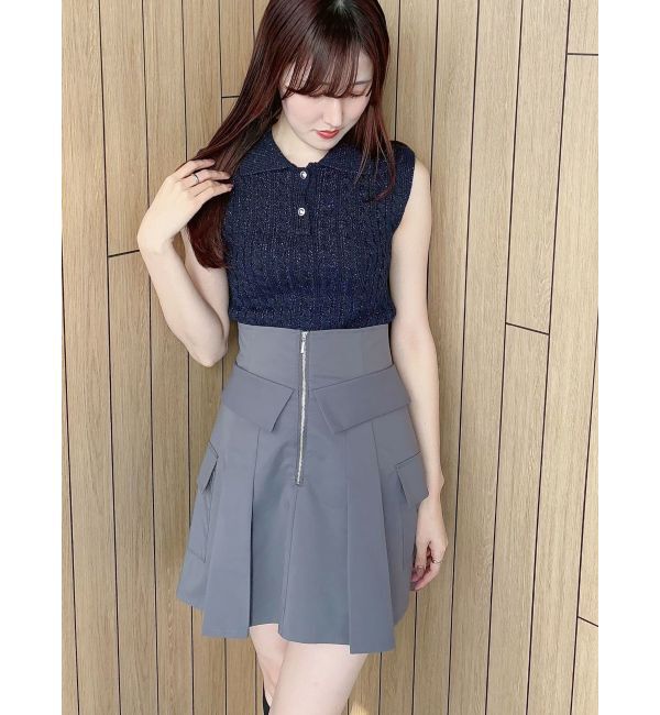 MERCURYDUO「タフタコルセットミニスカパン」|スカート|