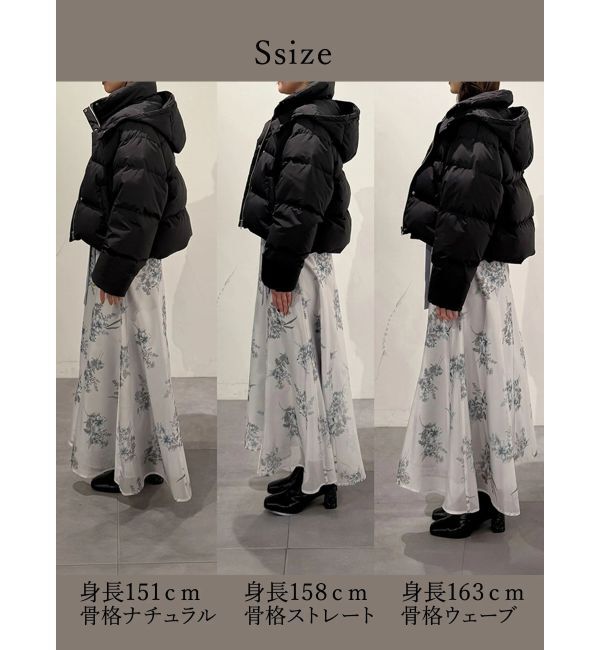 MERCURYDUO「2WAYフード付アライドショートダウン」|ダウン|