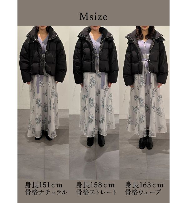 MERCURYDUO「2WAYフード付アライドショートダウン」|ダウン|