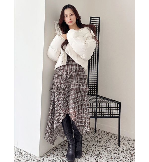 MERCURYDUO「2WAYフード付アライドショートダウン」|ダウン|