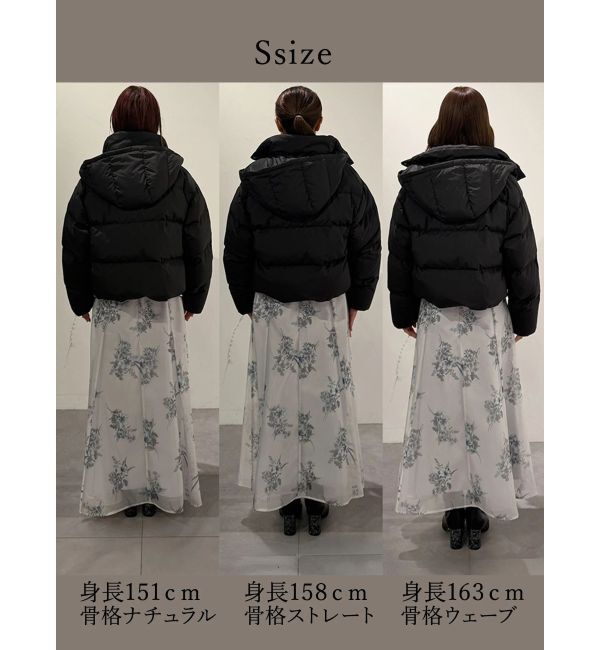 MERCURYDUO「2WAYフード付アライドショートダウン」|ダウン|