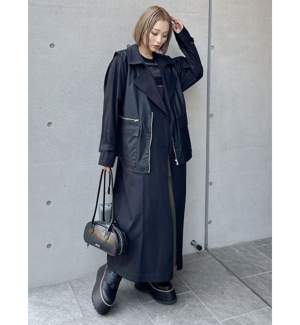 MURUA「ジレレイヤードトレンチコート【マルチウェイ】」|トレンチコート|