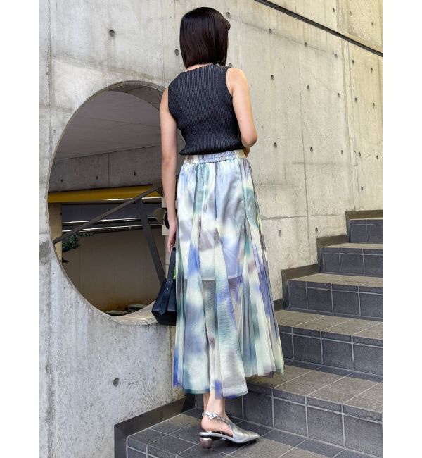 MURUA「シェイドフラワーチュールスカート」|スカート|