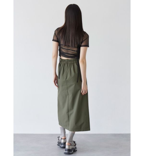 MURUA「ダブルウエストZIPスカート」|スカート|