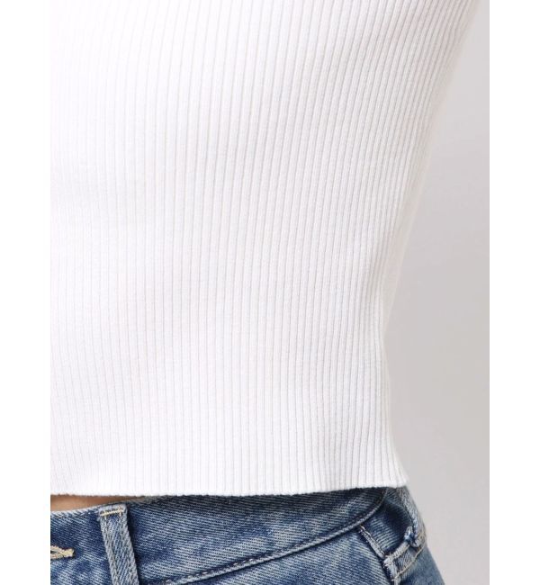 MURUA「レースアップハーフリブニット」|ニット・セーター|