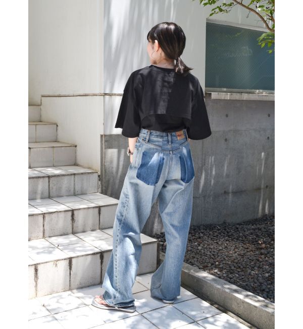 Ungrid「レイヤードショートルーズTee」|Tシャツ・カットソー|