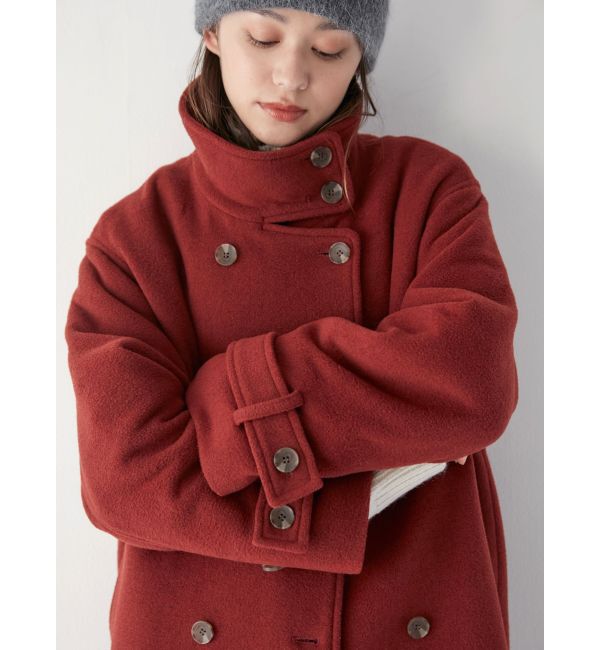 Ungrid「スタンドカラールーズコート」|その他|