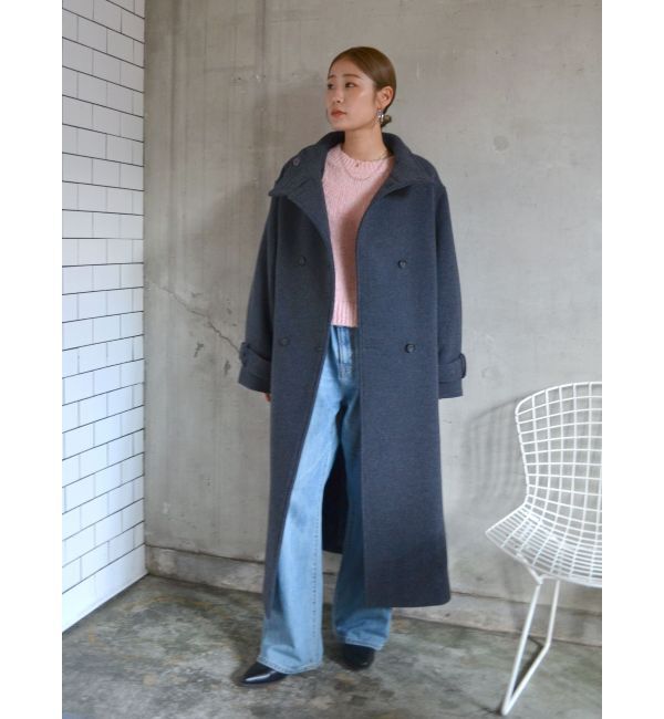 Ungrid「スタンドカラールーズコート」|その他|