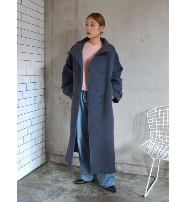 Ungrid「スタンドカラールーズコート」|その他|