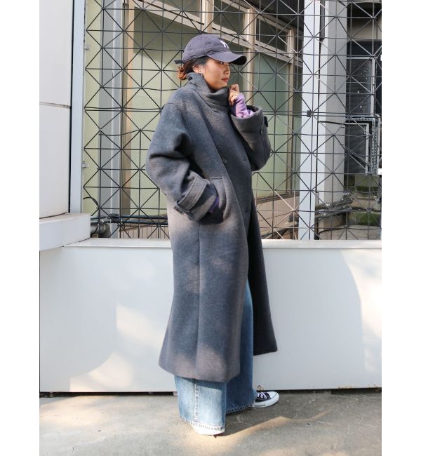 Ungrid「スタンドカラールーズコート」|その他|