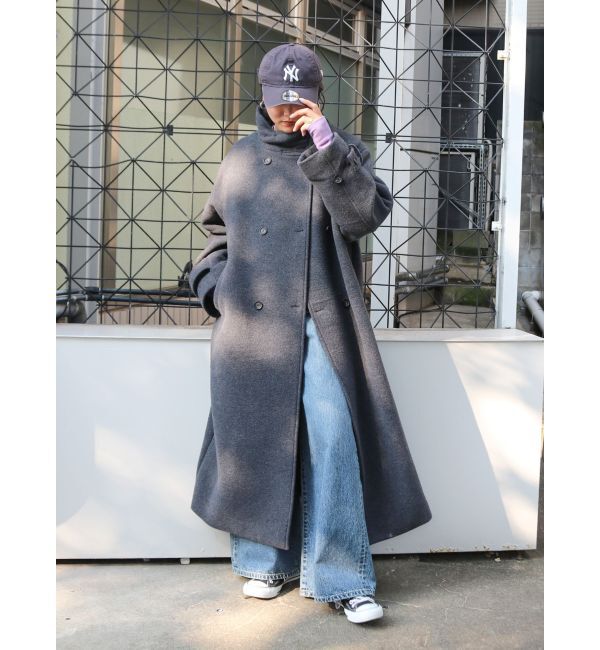 Ungrid「スタンドカラールーズコート」|その他|