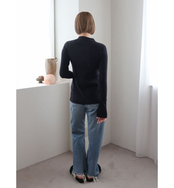 Ungrid「ボタンデザインニットカーディガン」|ニット・セーター|