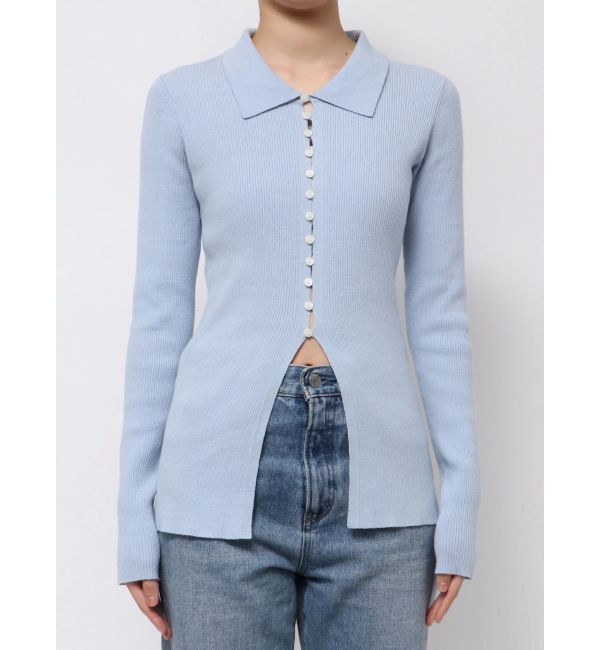 Ungrid「ボタンデザインニットカーディガン」|ニット・セーター|