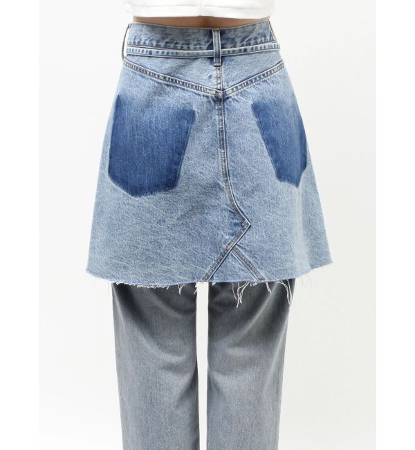 Ungrid「ポケットデザインデニムラップスカート」|スカート|