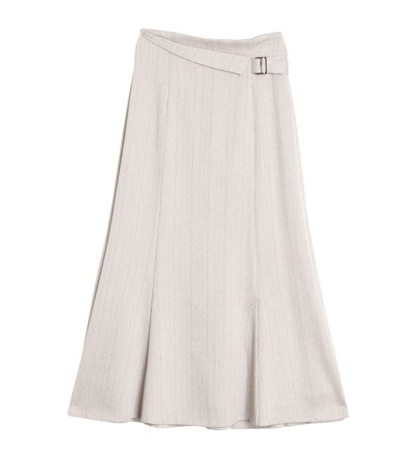 LAGUNAMOON「ウエストラペルツイードマーメイドスカート」|スカート|