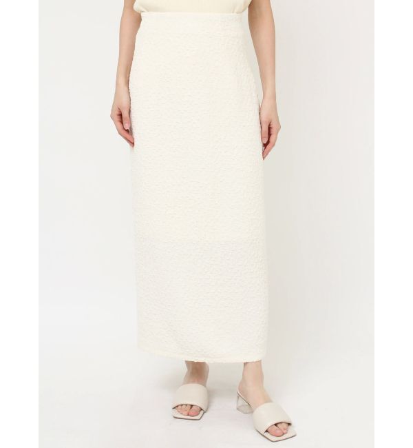 LAGUNAMOON「シャーリングジャガードIラインスカート」|スカート|