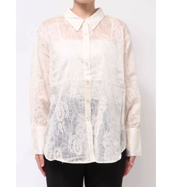 LAGUNAMOON「シアーエンブロイダリーシャツ」|シャツ・ブラウス|